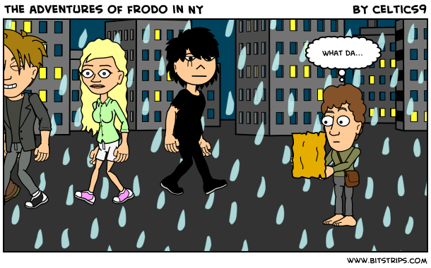 the adventures of frodo in NY