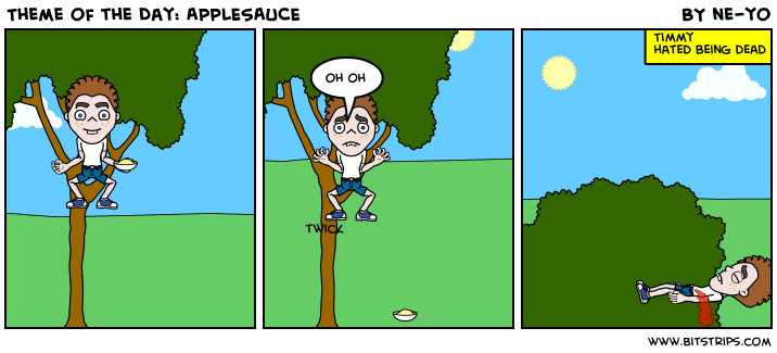 Theme of the Day: APPLESAUCE