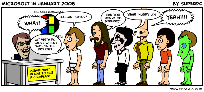 Microsoft in January 2008