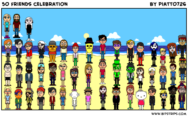 50 friends celebration