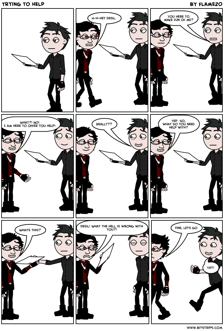 Trying to help