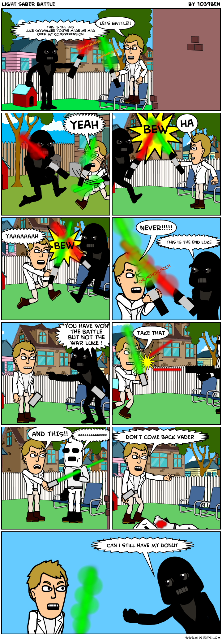 light saber battle