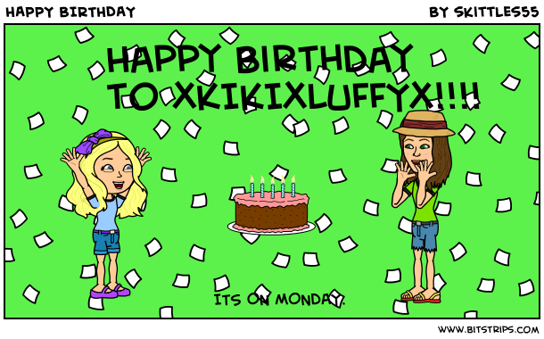 HAPPY BIRTHDAY