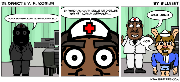 De disectie v. h. konijn