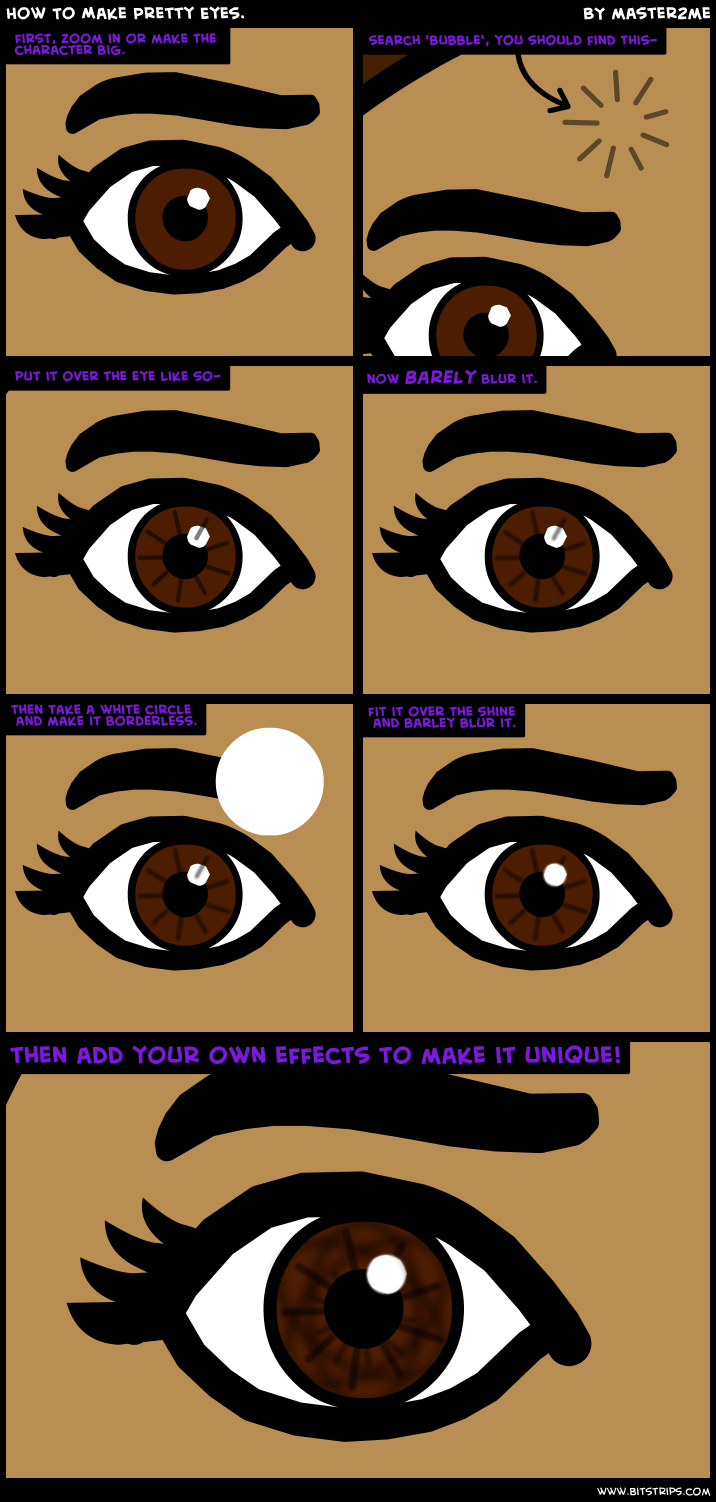 How To Make Pretty Eyes.