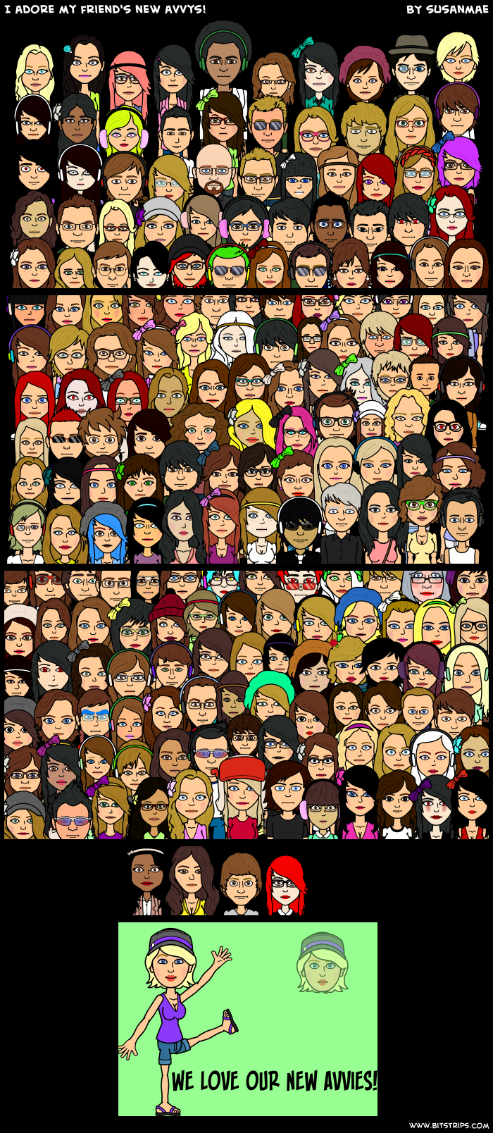 I adore my friend's new avvys!
