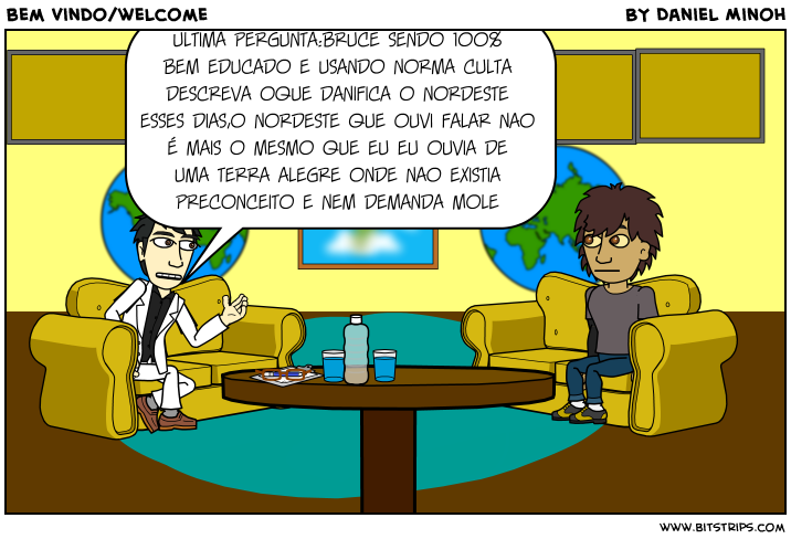 bem vindo/welcome