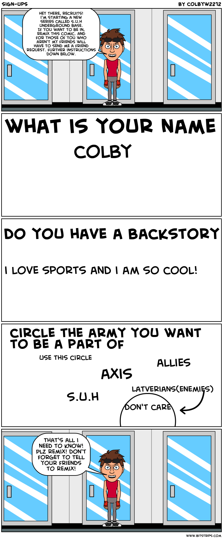 sign-ups