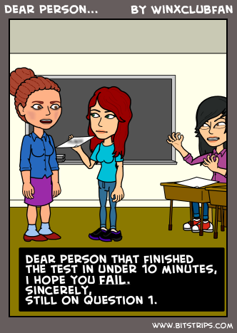 Dear person...