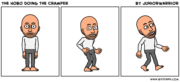 The Hobo doing the Cramper
