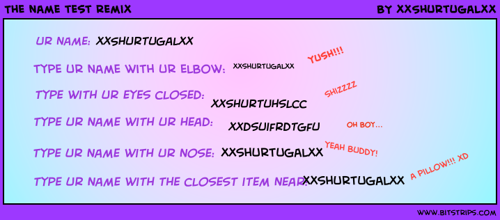 The name test remix