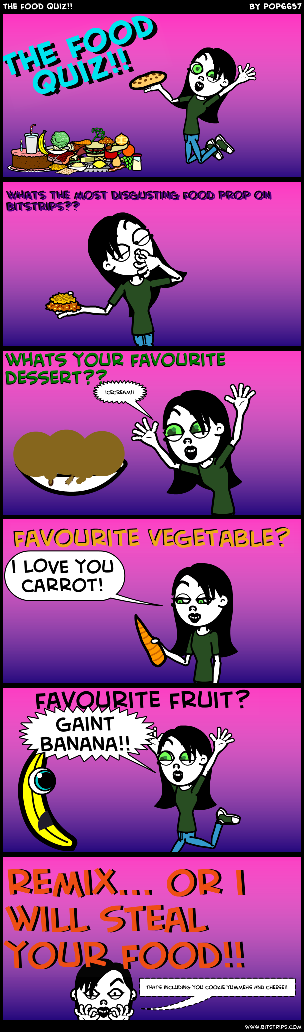 the food quiz!!