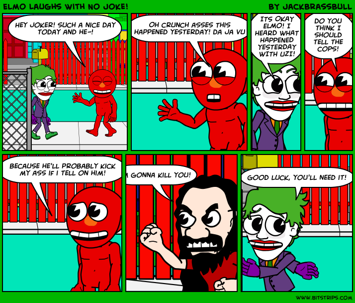 Elmo Laughs With No Joke!