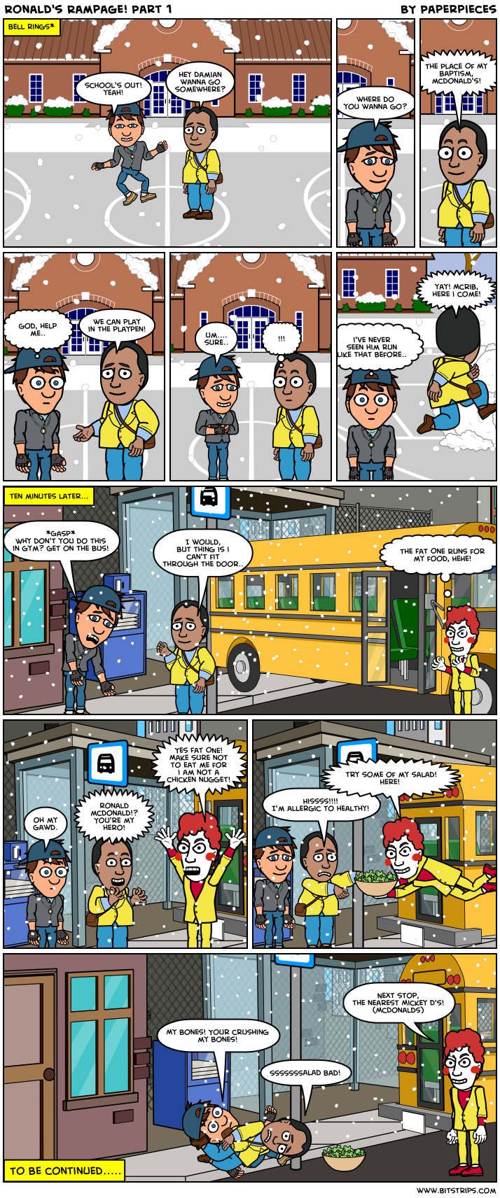 Ronald's Rampage! Part 1