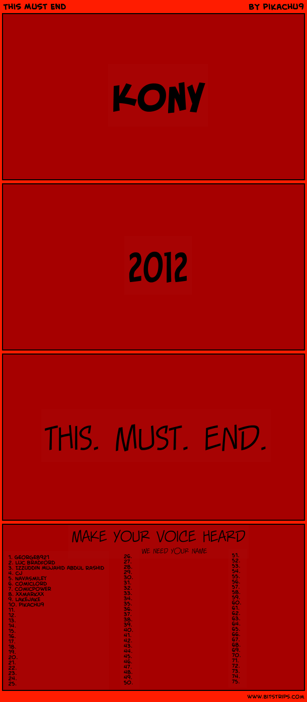 This Must End