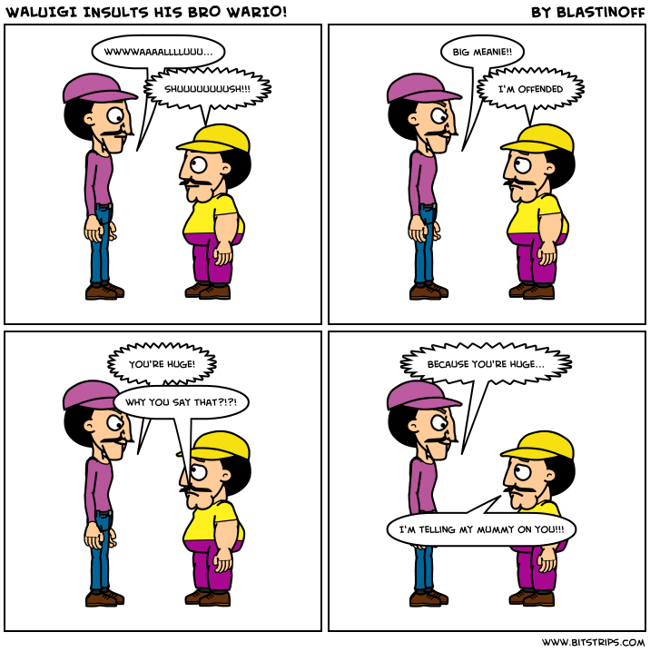 WALUIGI INSULTS HIS BRO WARIO!