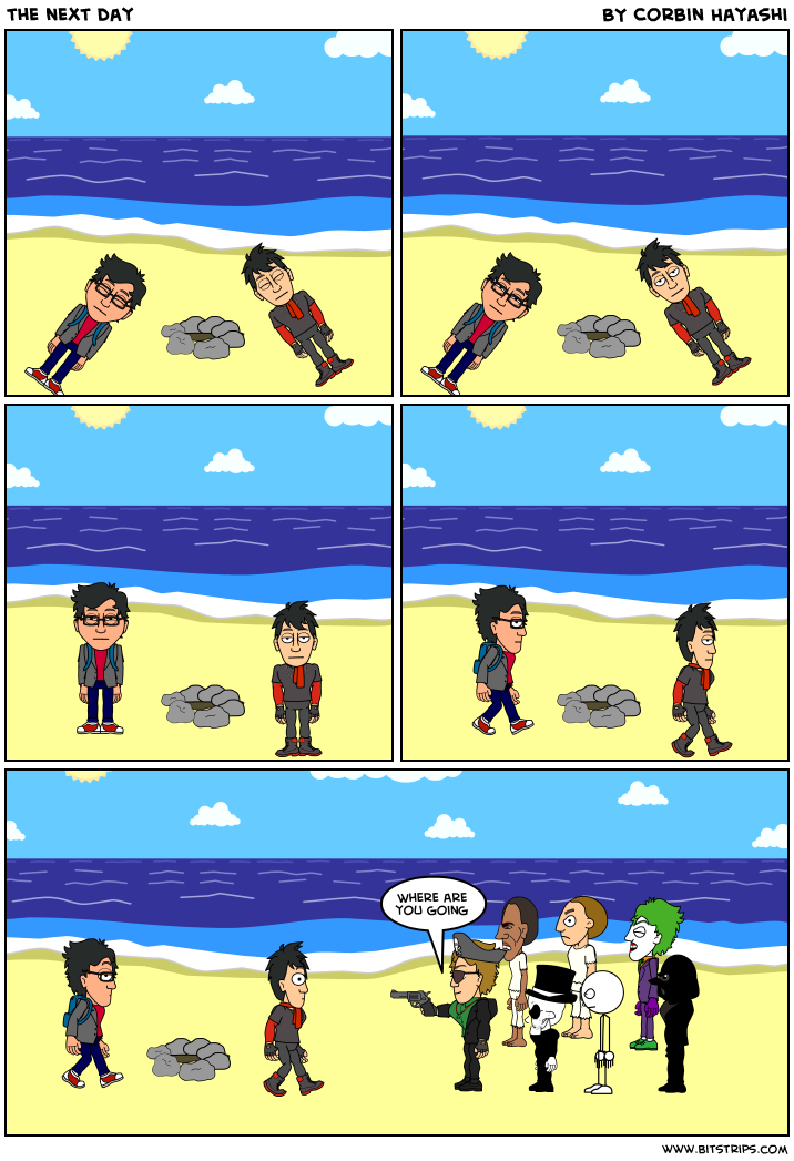 the next day