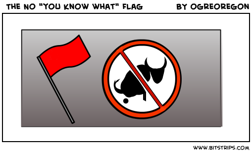  The No "you know what" Flag