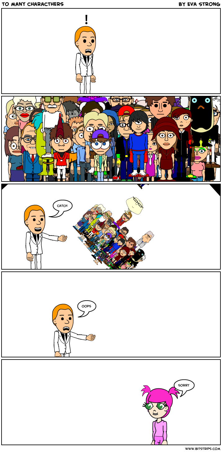 to many characthers