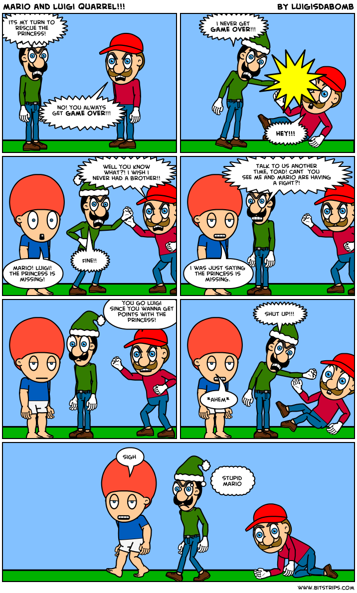 mario and luigi quarrel!!!