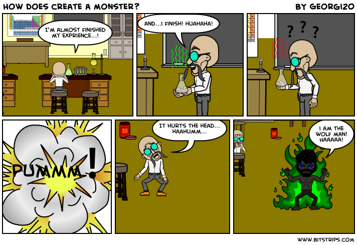 How does create a monster?