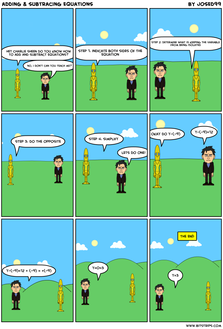 adding & subtracing equations