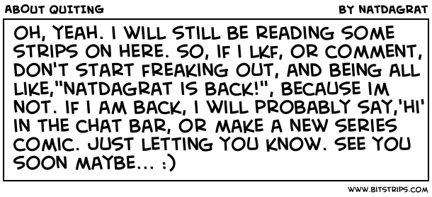 ABOUT QUITING