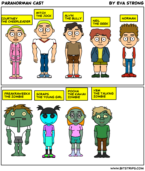 ParaNorman Cast - Bitstrips
