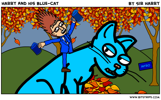 Harry And His Blue-Cat