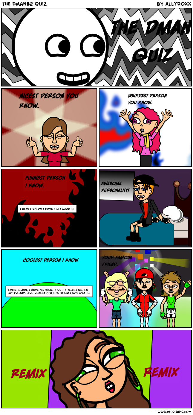 The Dman#2 quiz