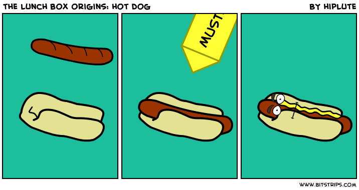 the lunch box origins: hot dog