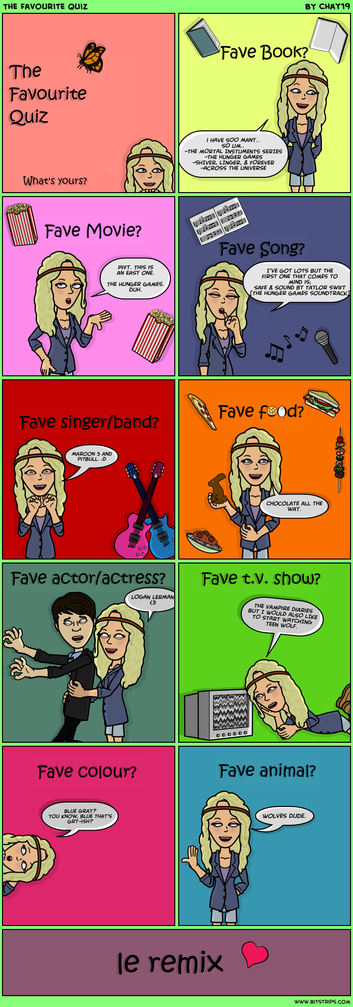 The Favourite Quiz