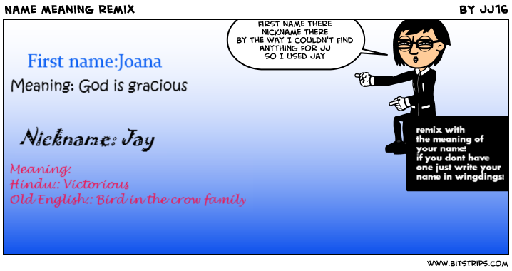 Name meaning remix