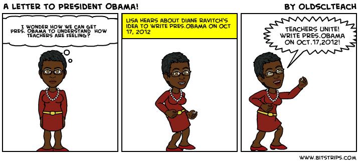 A Letter to President Obama!