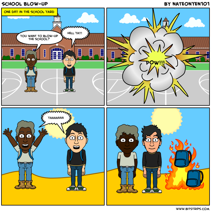 school blow-up