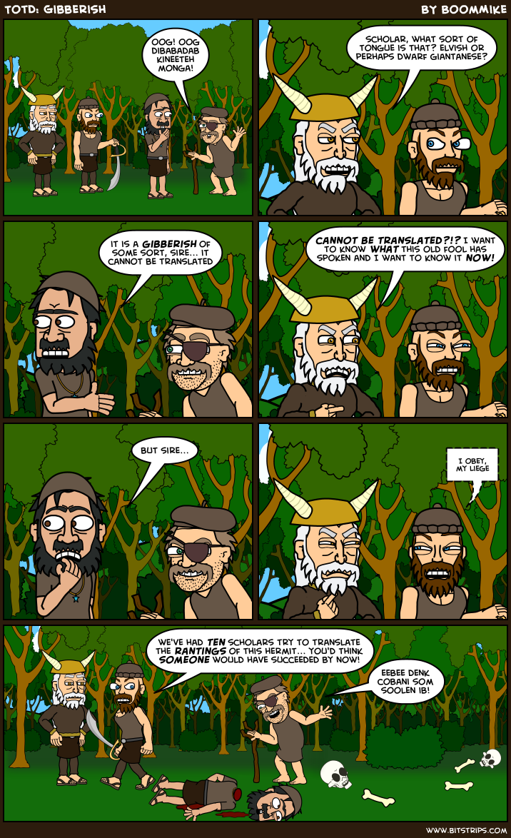 TotD: Gibberish