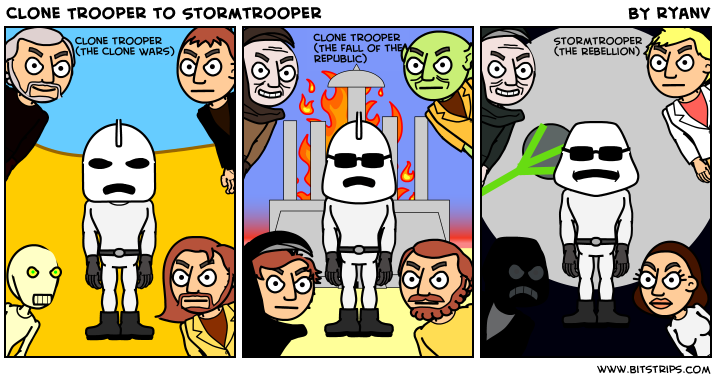 Clone Trooper to Stormtrooper