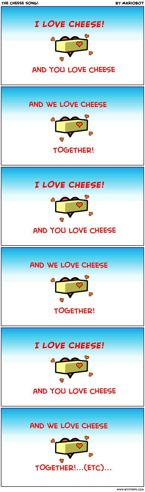 The cheese song!