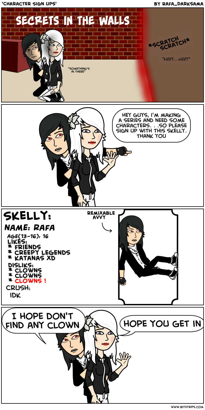'Character Sign ups'