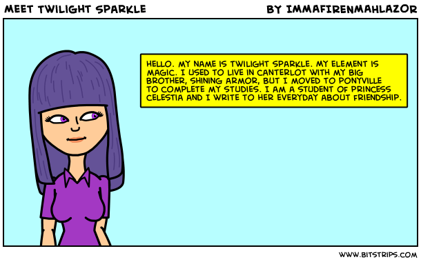 Meet Twilight Sparkle
