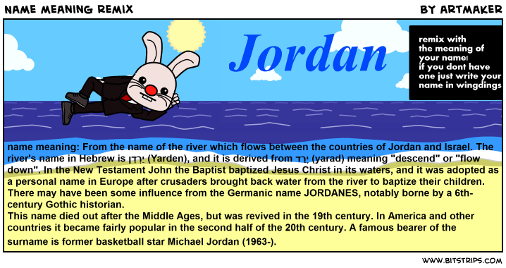Meaning of jordan in the bible picture