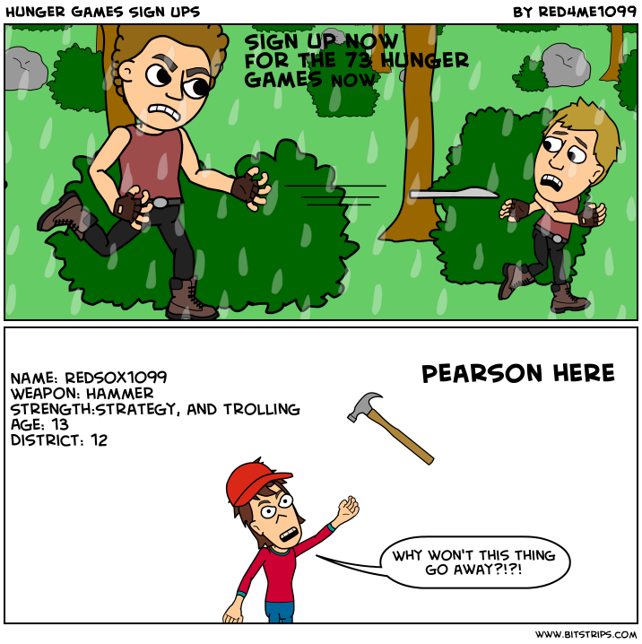 Hunger Games Sign Ups