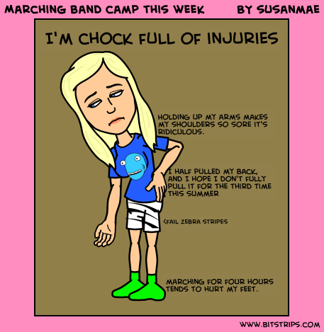 Marching band camp this week