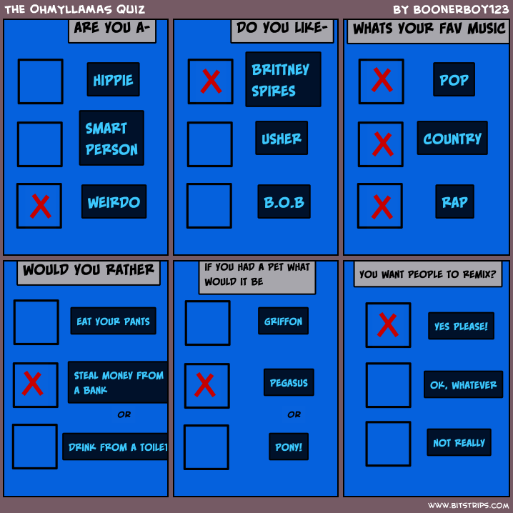The OHMYLLAMAS quiz