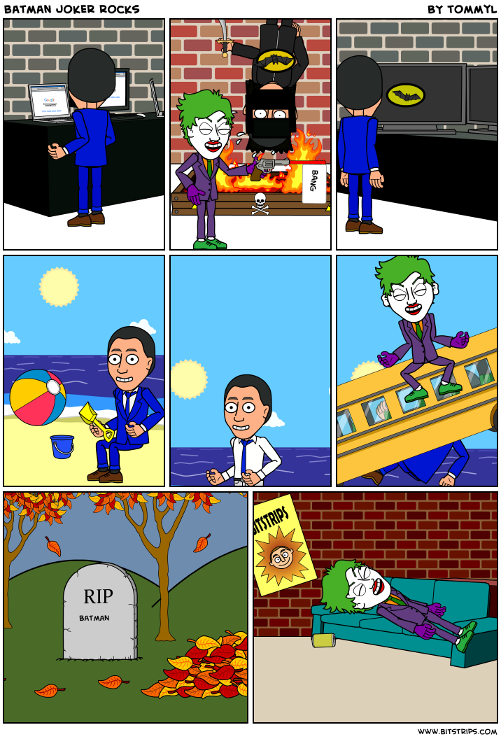 batman joker rocks