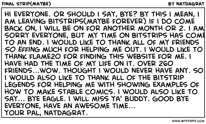 Final Strip(Maybe)