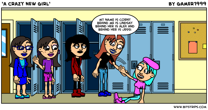 'a crazy new girl'