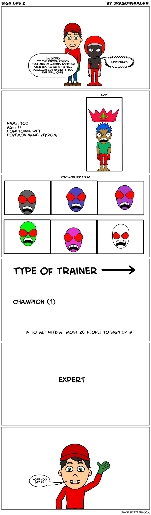 sign ups 2