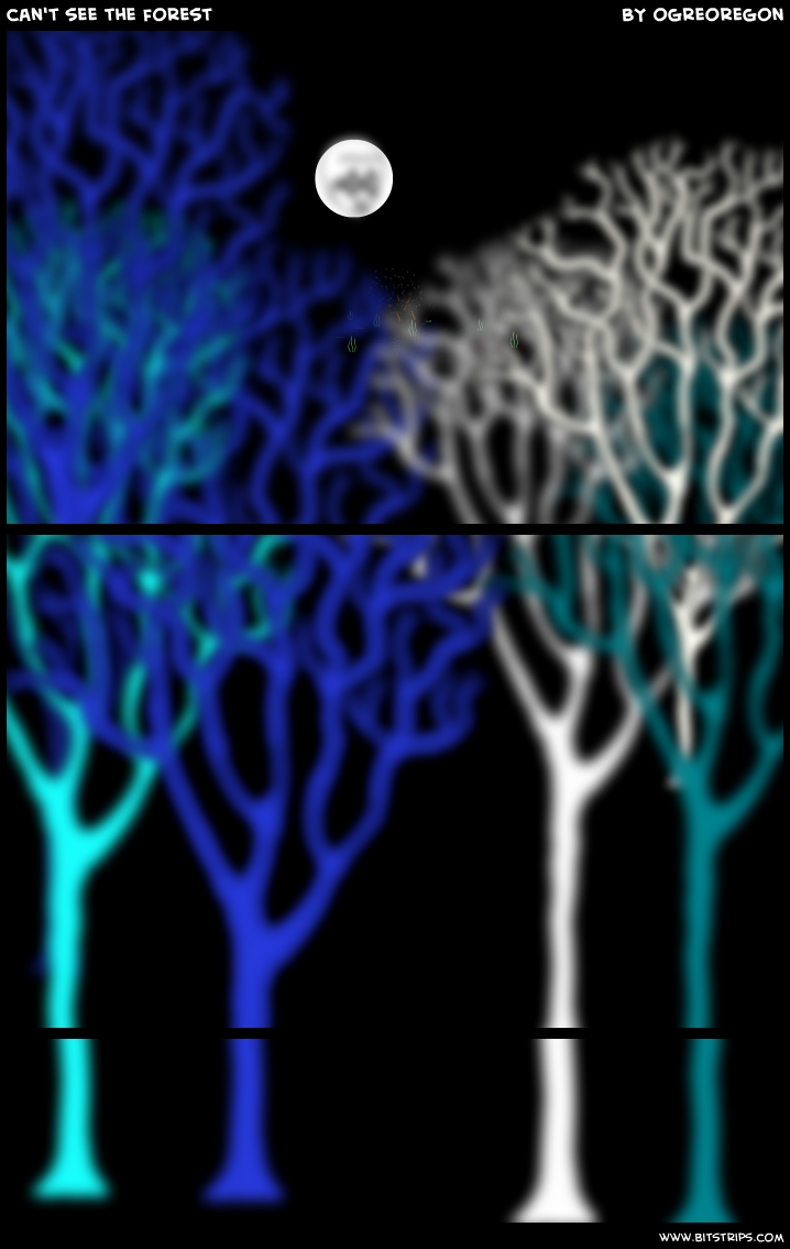 can't see the forest