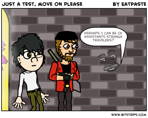 Just a test, move on please